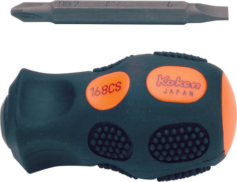 Interchangeable Screwdriver PH2 x 6mm Stubby Length 86mm – Ko-ken USA