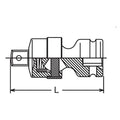 1.1/2 Sq. Dr. Universal Joint  1.1/2 Square Length 200mm Hole type