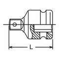 1.1/2 Sq. Dr. Adaptor  1 Square Length 98mm Hole type