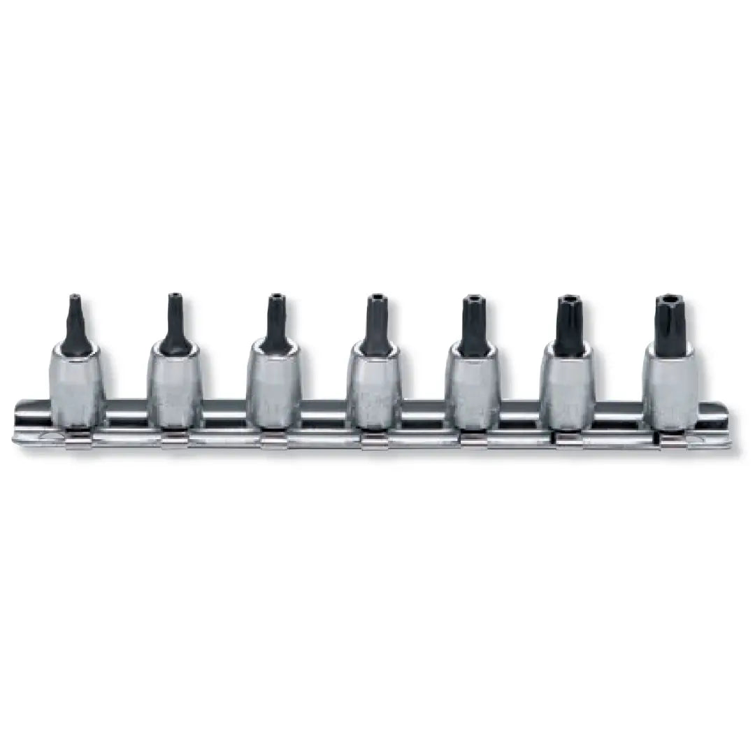 ken　7点 1/4 Sq. Dr. 7 Piece Tamper-Resistant TORX® Socket Set T10H-T40H