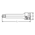 1 Sq. Dr. Extension Bar   Hole Length 250mm Hole type