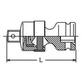 1 Sq. Dr. Universal Joint  1 Square Length 127mm Hole type