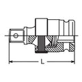 1 Sq. Dr. Universal Joint  1 Square Length 115mm Hole type