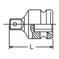 1 Sq. Dr. Adaptor  3/4 Square Length 67mm Hole type