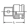 1 Sq. Dr. Adaptor to 1.1/2 Square Dr. Hole type