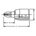 1/4 Sq. Dr. Bit Socket  PZ1  Length 28mm