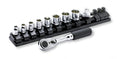 1/4 Sq. Dr. 10 Piece Z-Series 72 Tooth Ratchet, 6-Point Socket Set  5.5-14mm