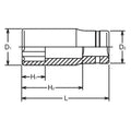 3/8 Sq. Dr. Socket  10mm Surface Length 55mm