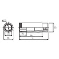 1/4 Sq. Dr. Socket  12mm Nut Grip Length 50mm For Glow Plug