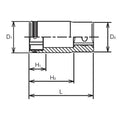 1/4 Sq. Dr. Semi-Deep NUT GRIP® Socket 10mm