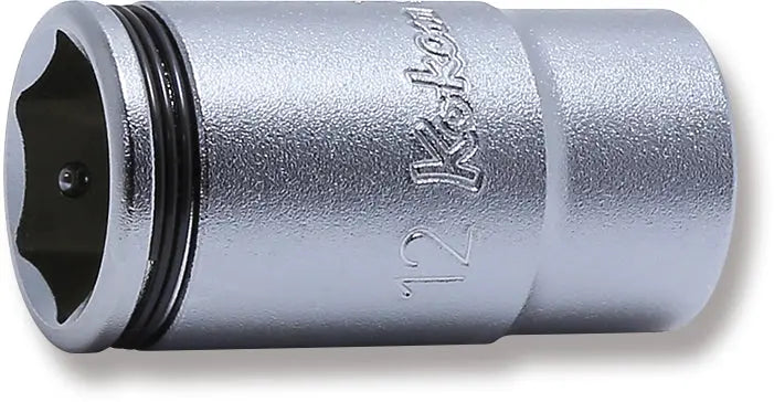 1/4 Sq. Dr. Semi-Deep NUT GRIP® Socket 12mm - Ko-ken USA