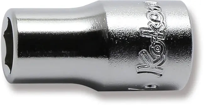 1/4 Sq. Dr. 6 point chrome Metric Socket 6mm - Ko-ken USA