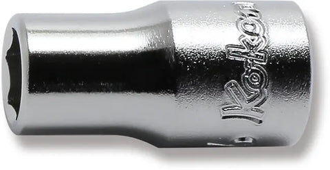 1/4 Sq. Dr. 6 point chrome Metric Socket 6mm - Ko-ken USA