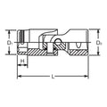 1/4 Sq. Dr. Universal NUT GRIP® Socket - 5.5mm