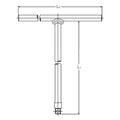 T Handle  1/4 Square Length 200 x 120mm