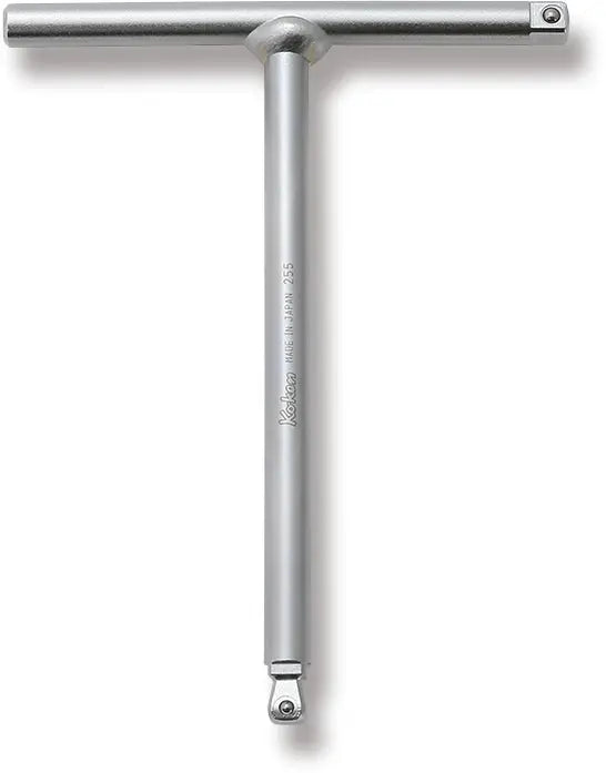 Ko-ken 1/4" Sq. Drive T handle with multi-function Wobble-fix and Standard square Ko-ken USA
