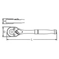 Flexible Bit Rachet 5/16 For 5/16H Bit, Reversible Ratchet