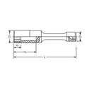 3/8 Sq. Dr. 12-Point 125mm Length Extension Socket - 12mm