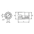 3/8 Sq. Dr. Wing Bolt Socket    Length 30mm