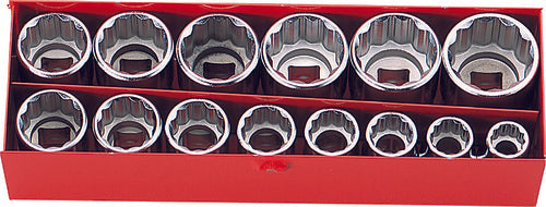 3/8 Sq. Dr. 14 Piece 12-Point Metric Socket set 9-22mm – Ko-ken USA