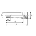 3/8 Sq. Dr. Z-series 6 point Metric Chrome Socket in 11mm