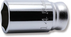 3/8 Sq. Dr. Z-series Metric Semi-Deep 6 point Chrome Socket - 14mm