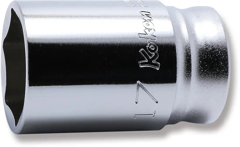 3/8 Sq. Dr. Z-series Metric Semi-Deep 6 point Chrome Socket - 17mm