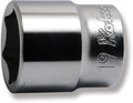 3/8 Sq. Dr. 6 point Metric Chrome Socket in 19mm
