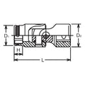 3/8 Sq. Dr. Universal NUT GRIP® Socket - 15mm