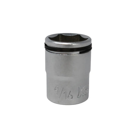 3/8 Sq. Dr. SAE Nut Grip Chrome Socket in 9/16 - Ko-ken USA