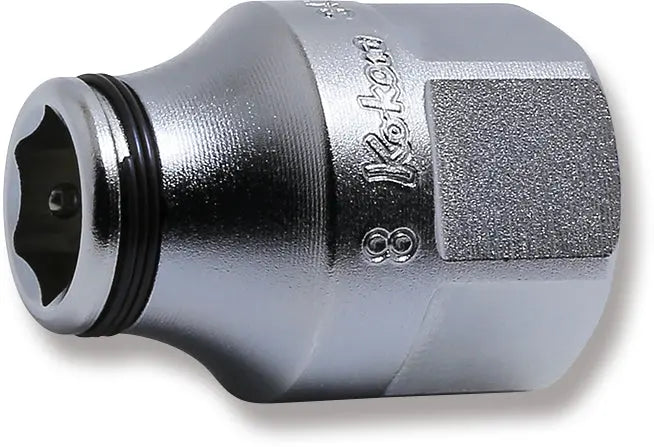 3/8 Sq. Dr. Socket 8mm Nut Grip Length 26mm Outer Hex 17mm - Ko