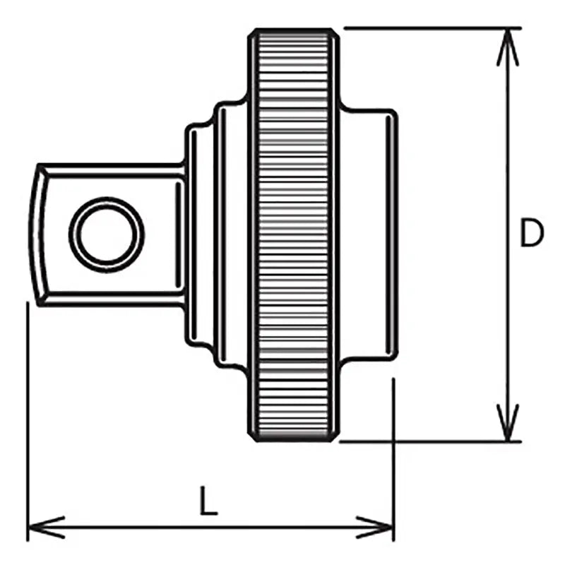 3/8 Sq. Dr. Quick Spinner 3/8 Square Length 25mm Z-series - Ko-ken