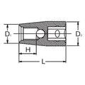 1/2 Sq. Dr. Stud Bolt Setter  1/2 X 13UNC  Length 44mm