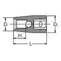 1/2 Sq. Dr. Stud Bolt Setter  M7 X 1.0  Length 37mm