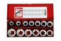 1/2 Sq. Dr. 13 Piece Surface Drive 6-Point Metric Socket set  10-22mm