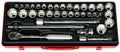 1/2 Sq. Dr. Socket set   12 point   38 pieces