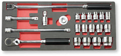 sae　オコルスセット 1/2 Sq. Dr. 21 Piece Z-Series 6-Point Metric Socket set 8-32mm