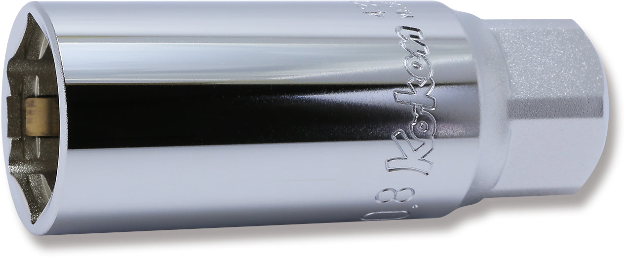 1/2 Sq. Dr. 6-Point Clip Type Spark Plug Socket 20.8mm – Ko-ken USA