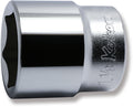 1/2 Sq. Dr. Chrome SAE 6 Point Socket  1.1/8