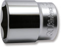 1/2 Sq. Dr. Chrome 6 Point Metric Socket  30mm