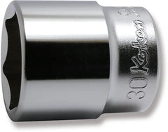 1/2 Sq. Dr. Chrome 6 Point Metric Socket 30mm - Ko-ken USA