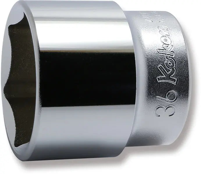 MMMさま 1/2 Sq. Dr. Chrome 6 Point Metric Socket 36mm - Ko-ken USA