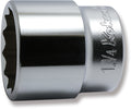 1/2 Sq. Dr. Chrome SAE 12 Point Socket  1.1/4