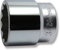 1/2 Sq. Dr. Chrome Metric 12 Point Socket  34mm