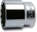 1/2 Sq. Dr. Chrome Metric 12 Point Socket  35mm