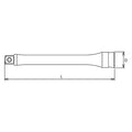 1/2 Sq. Dr. Extension Bar  1/2 Square Length 125mm Z-series