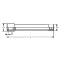 3/4 Sq. Dr. Extra Long Wheel Nut Socket  41 x 21mm Bi-Hex x Square Length 400mm