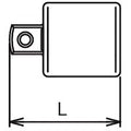 1 Sq. Dr. Adaptor  3/4 Square Length 60mm