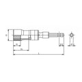 1/4 Hex Dr. Universal Long Socket  10mm 12 point 100mm