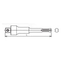 Hammer Drill Shank Adaptor: SDS to 1/2 Square Pin type Drive � 120mm